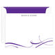Elegant Flourish Flat Note Cards Image 5 of 8